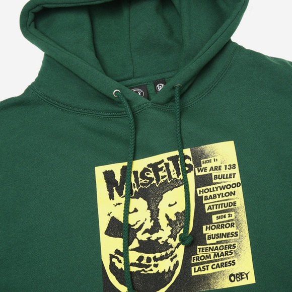 NWT Obey Misfits Hoodie - Picture 2 of 5